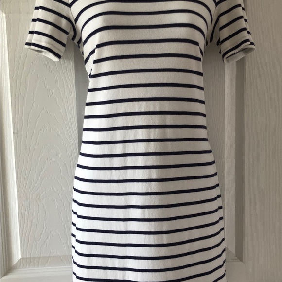 Tommy Hilfiger T-Shirt Striped Lace-Trim Dress - Picture 4 of 6